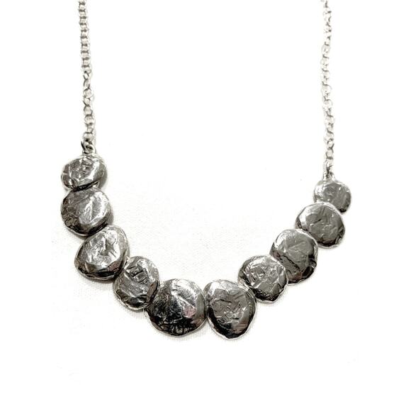 Sterling Silver Retired Silpada Solid 925 Necklace Weathered Sophisticated Look - Picture 2 of 10